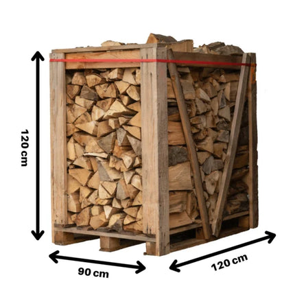 Bois de chauffage 30cm – Palette 1,7 stère – 100% Hêtre