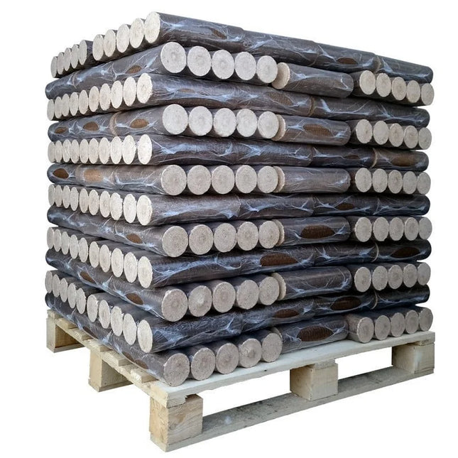 Bûches de bois densifié – 100 % Feuillus – Palette de 960 Kg